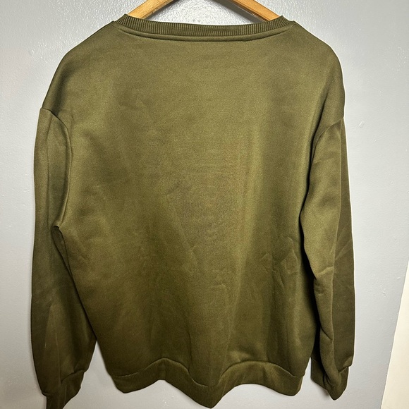 Green Crew Neck Sweater Retro Graphic Print “Made in 80’s” XL - Picture 2 of 4